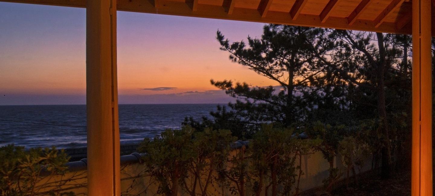 KKR沼津はまゆう 足湯夕日